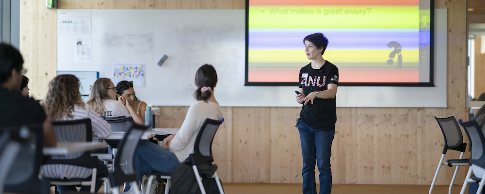 Students participate in Academic Skills Sessions during O-Week at the Australian National University.