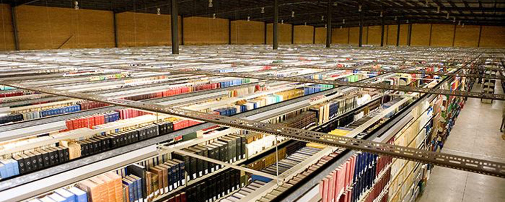  ANU Print Repository is a vast archive of print serials comprising almost 3,300m2 of floor space.