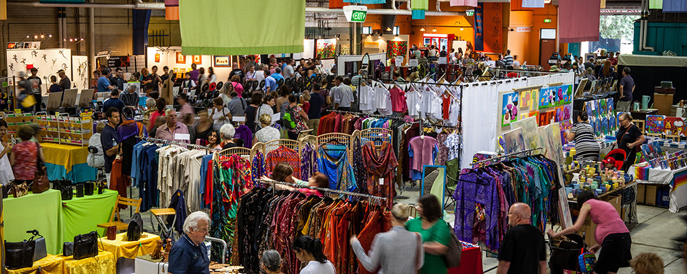 A normal bustling market can be found each weekend in Kingston.