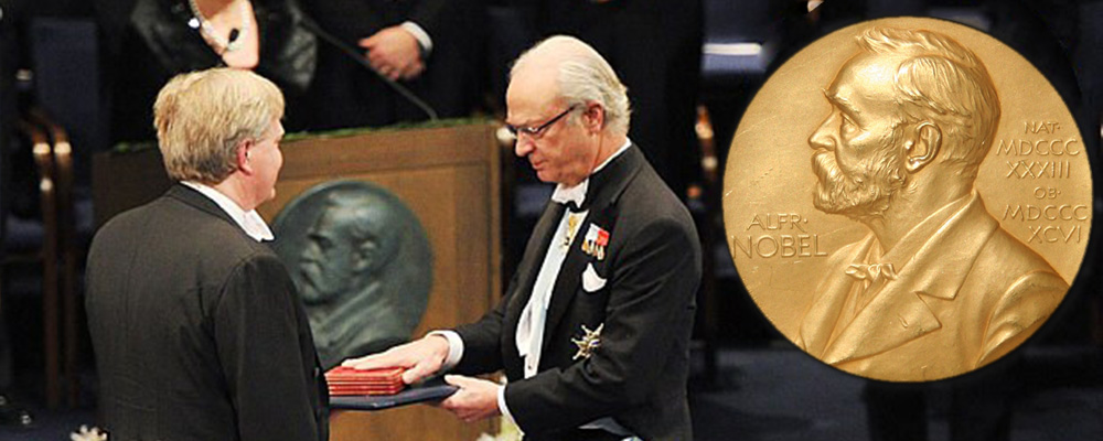 Brian Schmidt receives his Noble Prize in Physics.